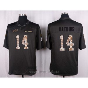 Camiseta Buffalo Bills Watkins Apagado Gris Nike Anthracite Salute To Service NFL Hombre
