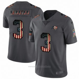 Camiseta NFL Limited Tampa Bay Buccaneers Winston Retro Flag Negro