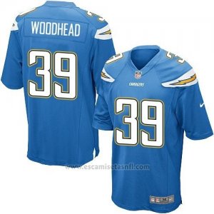 Camiseta San Diego Chargers Woodhead Azul Nike Game NFL Nino