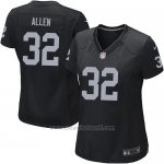 Camiseta Oakland Raiders Allen Negro Nike Game NFL Mujer