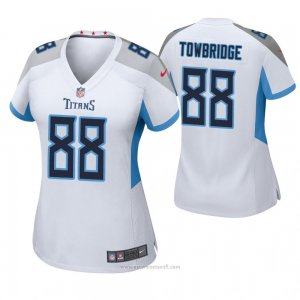 Camiseta NFL Game Mujer Tennessee Titans Keith Towbridge Blanco