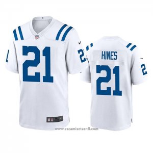 Camiseta NFL Game Indianapolis Colts Nyheim Hines 2020 Blanco