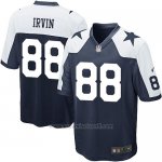 Camiseta Dallas Cowboys Irvin Negro Blanco Nike Game NFL Hombre