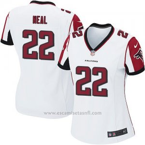 Camiseta Atlanta Falcons Neal Blanco Nike Game NFL Mujer