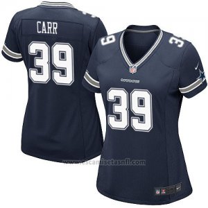 Camiseta Dallas Cowboys Carr Negro Nike Game NFL Mujer