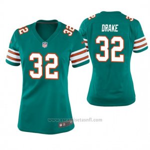 Camiseta NFL Game Mujer Miami Dolphins Kenyan Drake Throwback Verde