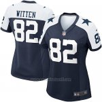 Camiseta Dallas Cowboys Witten Negro Blanco Nike Game NFL Mujer