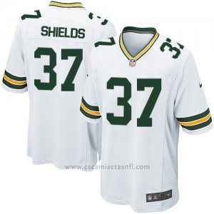 Camiseta Green Bay Packers Shields Blanco Nike Game NFL Hombre