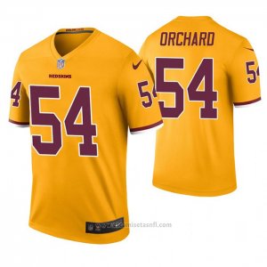 Camiseta NFL Legend Washington Redskins Nate Orchard Color Rush Amarillo
