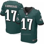 Camiseta Philadelphia Eagles Carmichael Verde Nike Elite NFL Oscuro Hombre