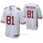 Camiseta NFL Game Hombre San Francisco 49ers Jordan Matthews Blanco