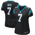 Camiseta NFL Game Mujer Carolina Panthers Will Grier Negro