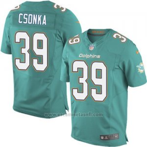 Camiseta Miami Dolphins Csonka Verde Nike Elite NFL Hombre