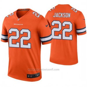 Camiseta NFL Legend Hombre Denver Broncos Kareem Jackson Naranja Color Rush