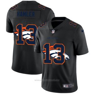 Camiseta NFL Limited Denver Broncos Hamler Logo Dual Overlap Negro