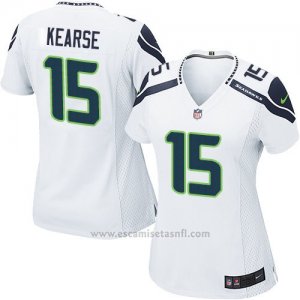 Camiseta Seattle Seahawks Kearse Blanco Nike Game NFL Mujer