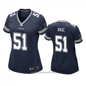 Camiseta NFL Game Mujer Dallas Cowboys Bradlee Anae Azul