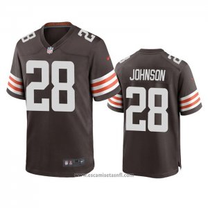 Camiseta NFL Game Cleveland Browns Kevin Johnson Marron