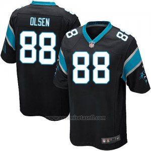 Camiseta Carolina Panthers Olsen Negro Nike Game NFL Nino