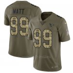 Camiseta NFL Limited Hombre Houston Texans 99 J.j. Watt Stitched 2017 Salute To Service