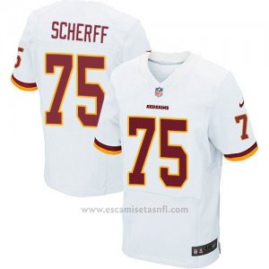 Camiseta Washington Redskins Scherff Blanco Nike Elite NFL Hombre