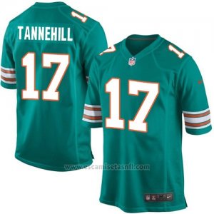 Camiseta Miami Dolphins Tannehill Verde Oscuro Nike Game NFL Nino