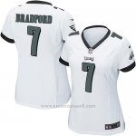 Camiseta Philadelphia Eagles Bradford Blanco Nike Game NFL Mujer