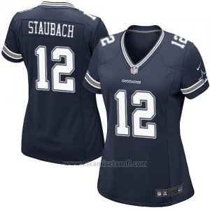 Camiseta Dallas Cowboys Staubach Negro Nike Game NFL Mujer