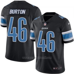 Camiseta Detroit Lions Burton Negro Nike Legend NFL Hombre