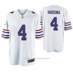 Camiseta NFL Game Hombre Buffalo Bills Steven Hauschka Throwback Blanco