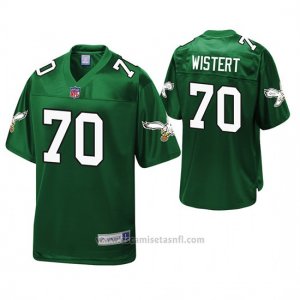 Camiseta NFL Philadelphia Eagles Al Wistert Kelly Verde Pro Line