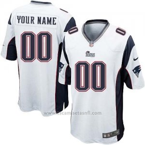Camisetas NFL Nino New England Patriots Personalizada Blanco