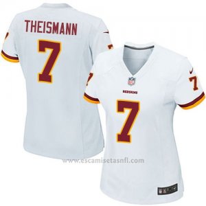 Camiseta Washington Redskins Theismann Blanco Nike Game NFL Mujer