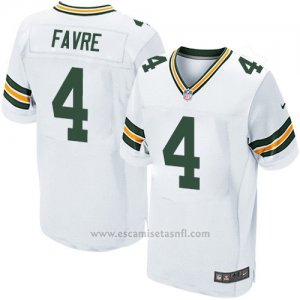 Camiseta Green Bay Packers Favre Blanco Nike Elite NFL Hombre
