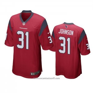 Camiseta NFL Game Houston Texans David Johnson Rojo