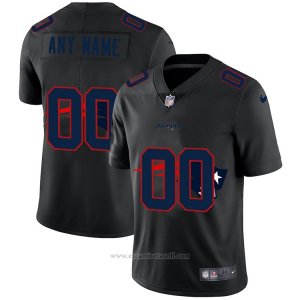 Camiseta NFL Limited New England Patriots 10 Personalizada Logo Dual Overlap Negro