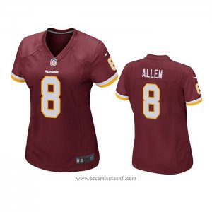 Camiseta NFL Game Mujer Washington Redskins Kyle Allen Rojo