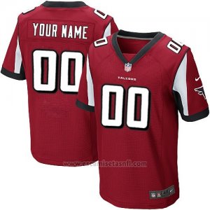 Camisetas NFL Elite Hombre Atlanta Falcons Personalizada Rojo