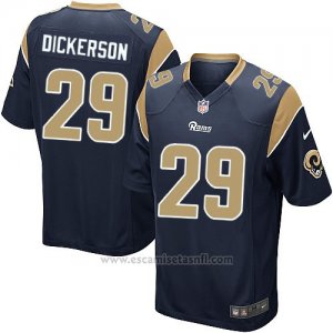 Camiseta Los Angeles Rams Dickerson Negro Nike Game NFL Hombre