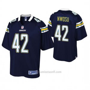 Camiseta NFL Los Angeles Chargers Uchenna Nwosu Azul Pro Line