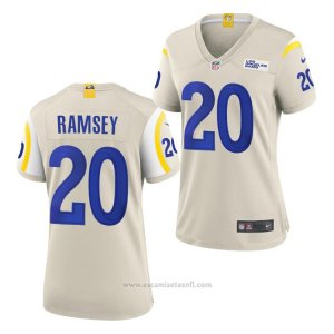 Camiseta NFL Game Mujer Los Angela Rams Jalen Ramsey Blanco