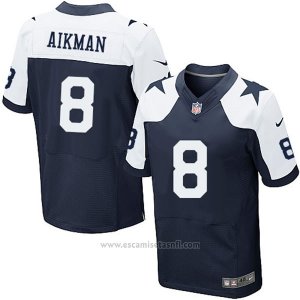 Camiseta NFL Limited Hombre 8 Aikman Dallas Cowboys Azul