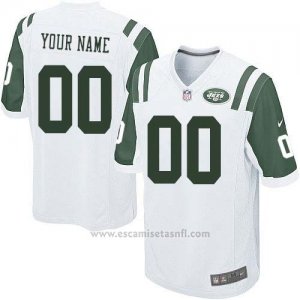 Camisetas NFL Limited Nino New York Jets Personalizada Blanco