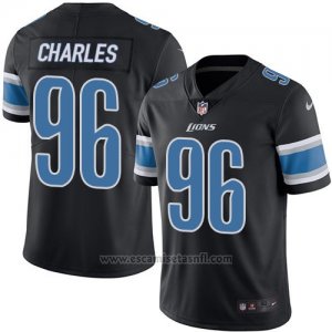 Camiseta Detroit Lions Charles Negro Nike Legend NFL Hombre
