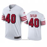 Camiseta NFL Legend San Francisco 49ers Jamar Taylor Blanco Color Rush