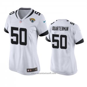 Camiseta NFL Game Mujer Jacksonville Jaguars Shaquille Quarterman Blanco