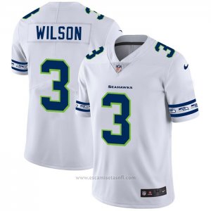 Camiseta NFL Limited Seattle Seahawks Wilson Team Logo Fashion Blanco