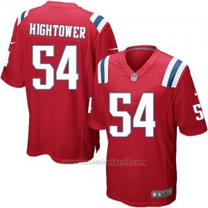 Camiseta New England Patriots Hightower Rojo Nike Game NFL Nino