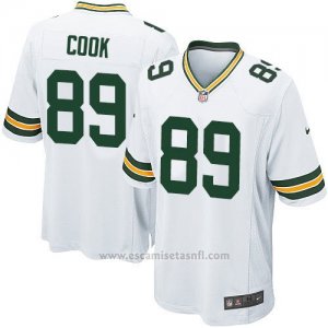 Camiseta Green Bay Packers Cook Blanco Nike Game NFL Nino
