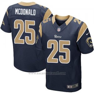 Camiseta Los Angeles Rams Mcdonald Profundo Azul Nike Elite NFL Hombre